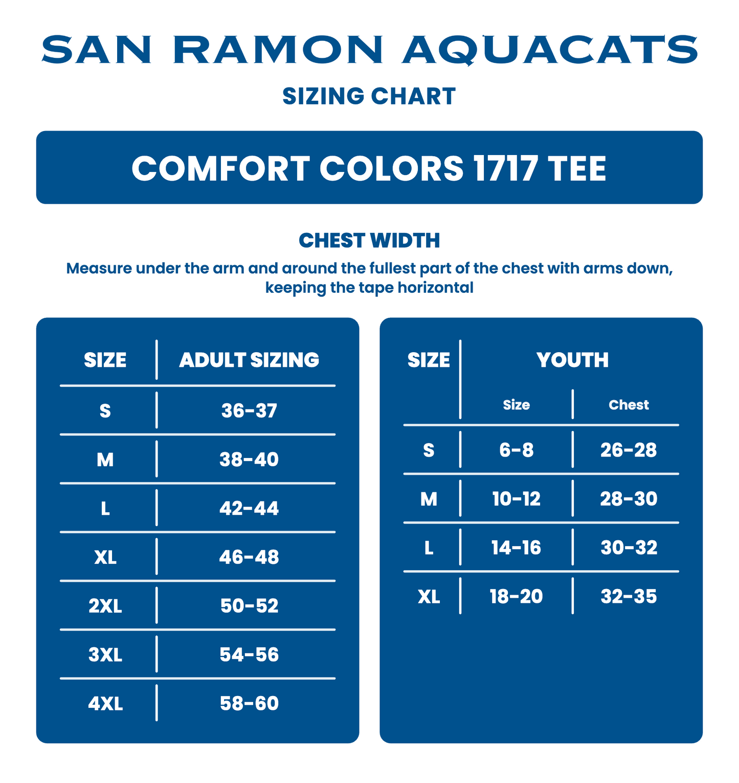 Aquacats 2026–27 Limited Edition Black Comfort Colors Tee