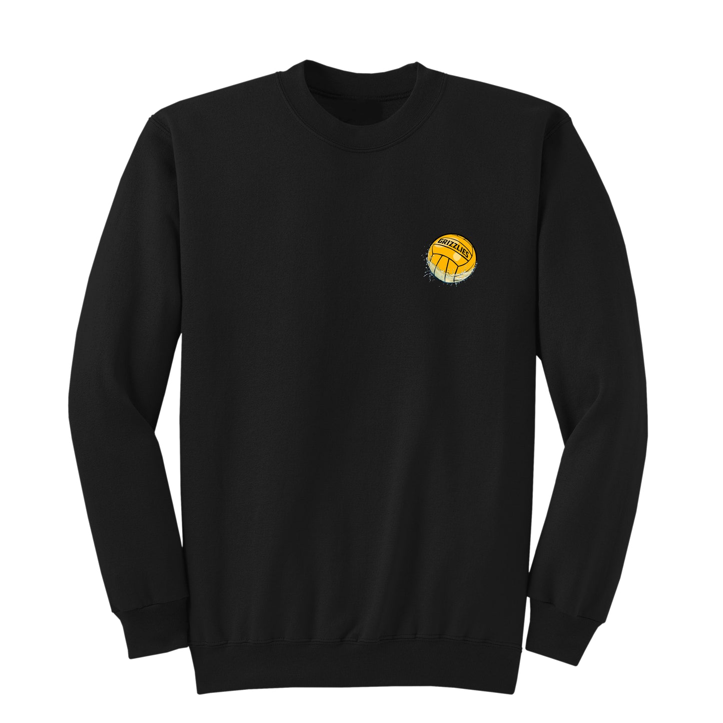 Cal High Water Polo Fleece Crewneck Black
