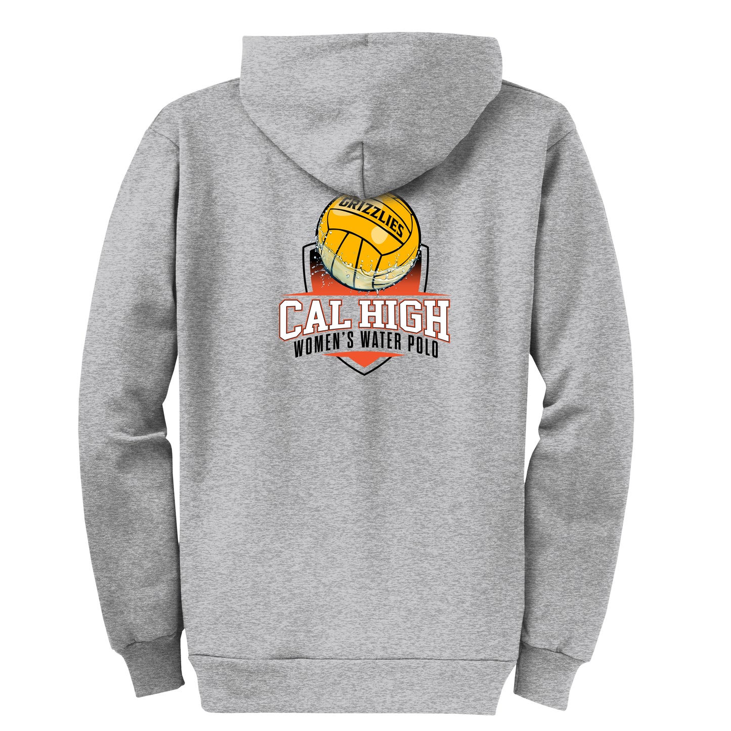 Cal High Water Polo Grey Zip-Up Hoodie