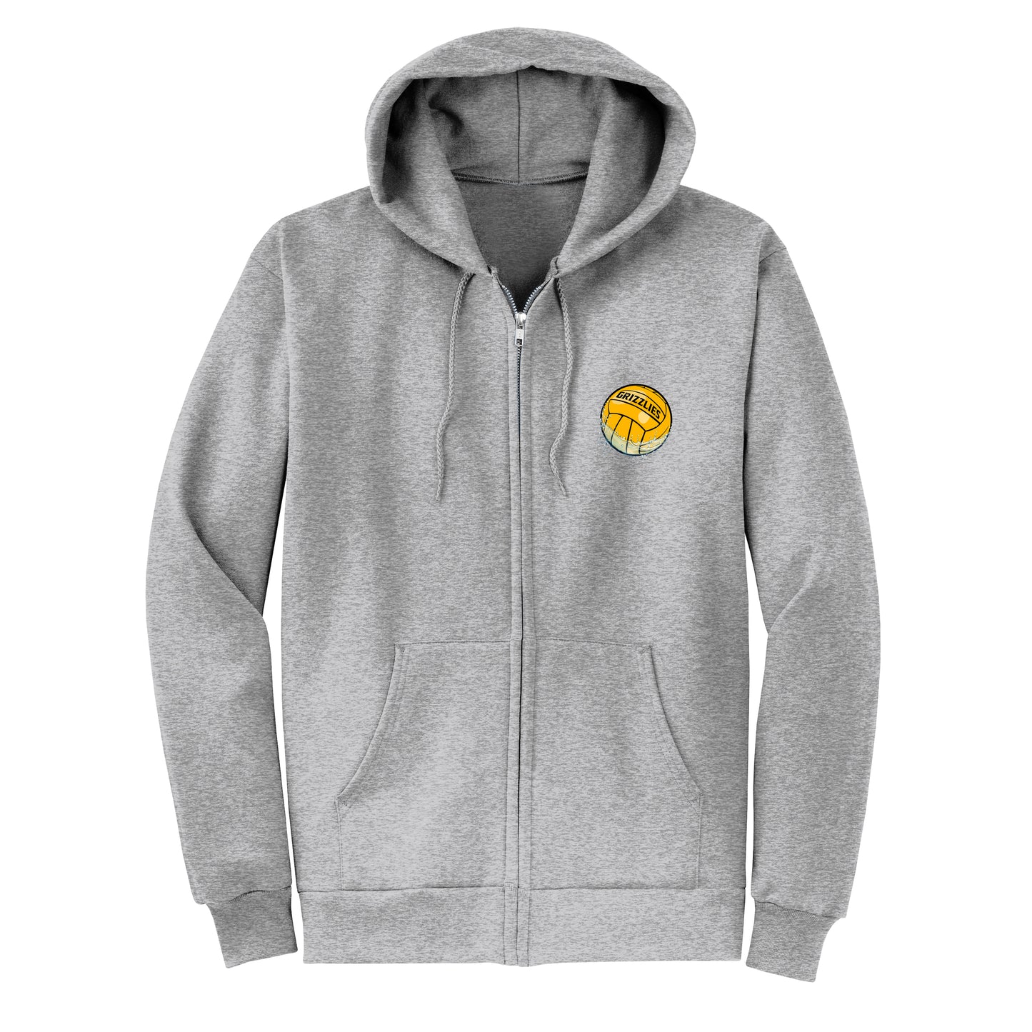 Cal High Water Polo Grey Zip-Up Hoodie