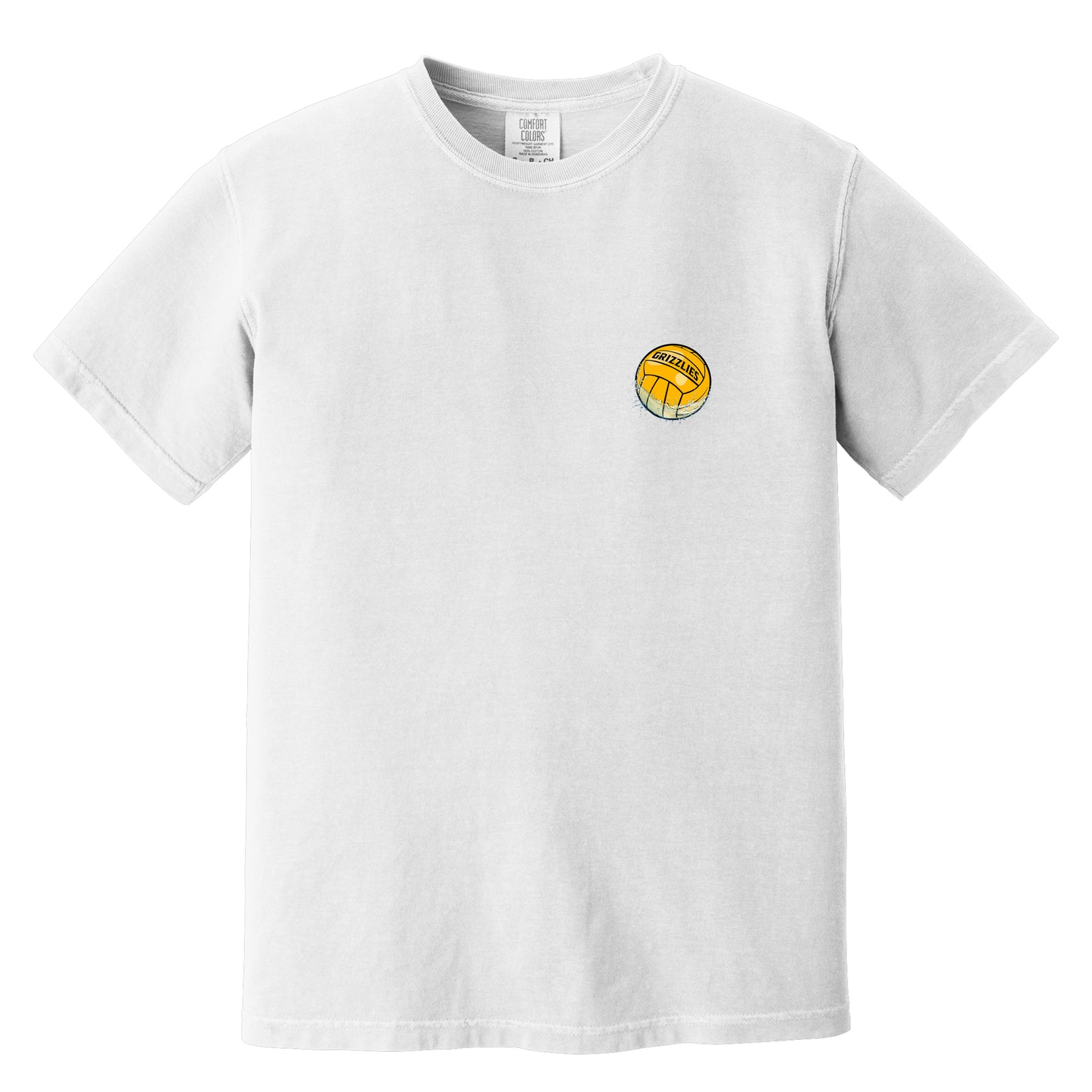 Cal High Water Polo Comfort Colors Tee White