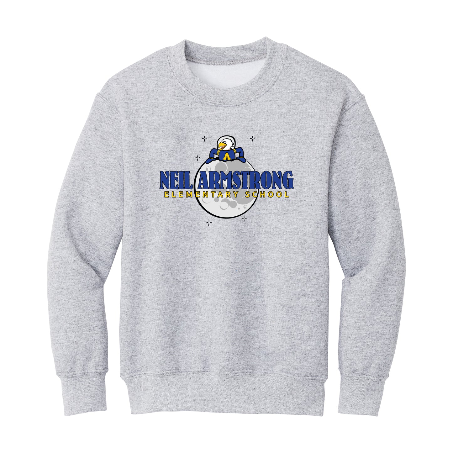 Neil Armstrong Elementary School Moon Crewneck