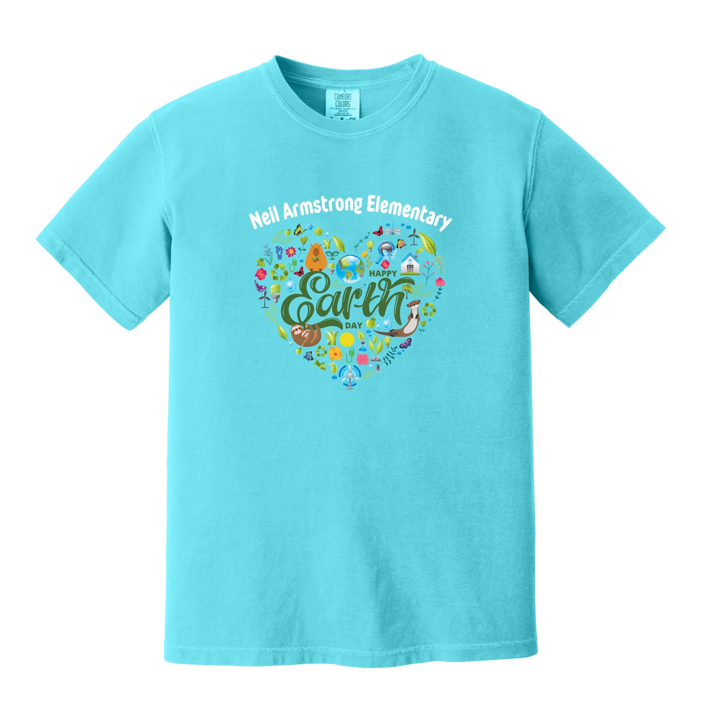 Earth Day shirt - Lagoon