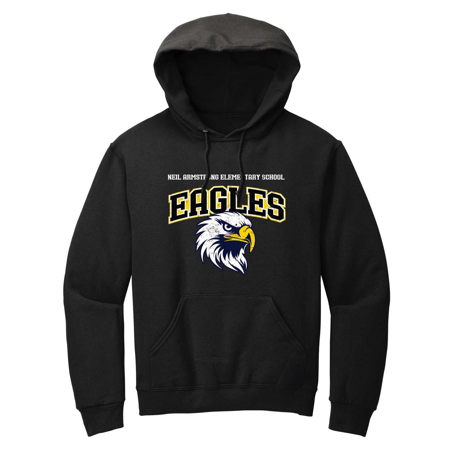 Neil Armstrong Elementary Vintage Pullover Hoodie