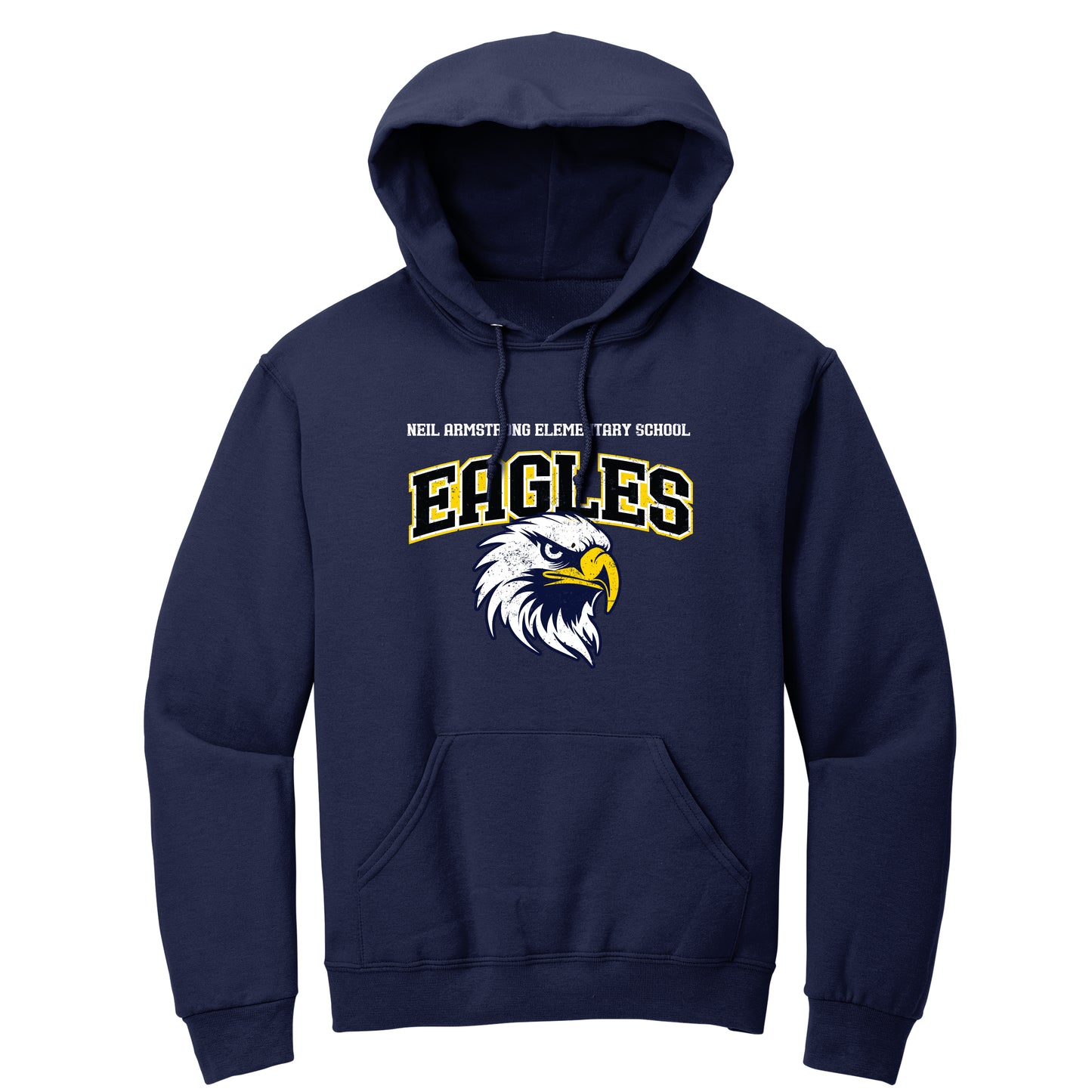 Neil Armstrong Elementary Vintage Pullover Hoodie