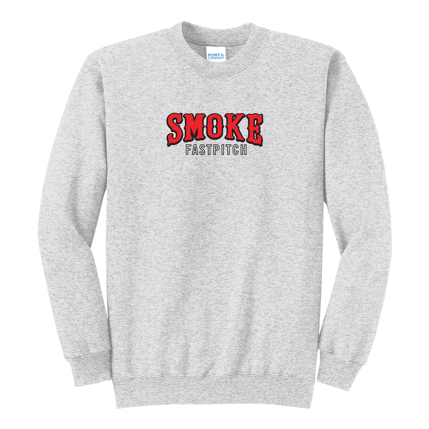 Smoke Fastpitch - Fleece Crewneck Sweatshirt