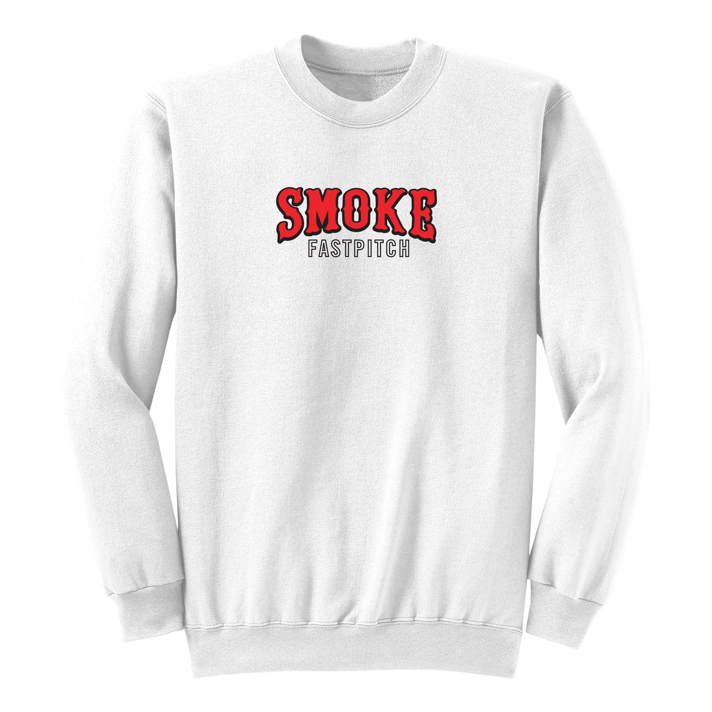 Smoke Fastpitch - Fleece Crewneck Sweatshirt
