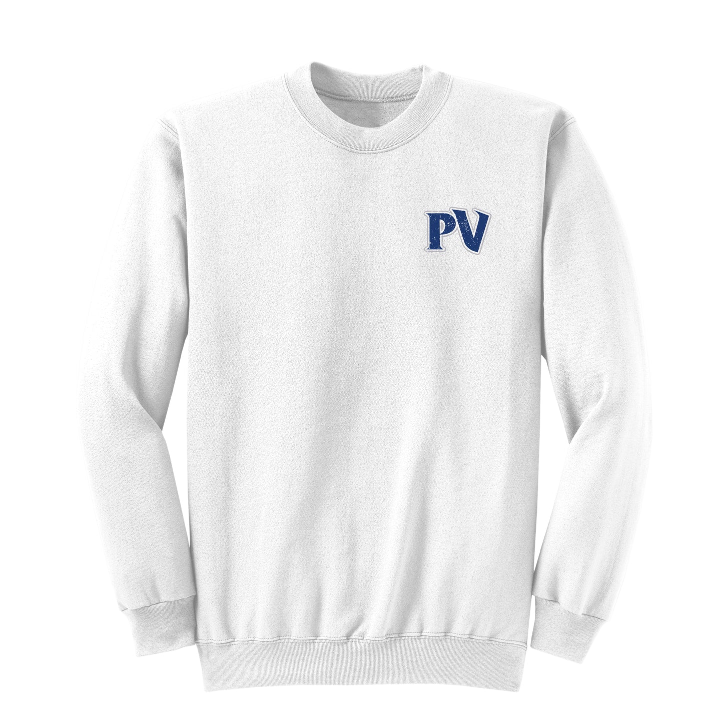 Vintage Collection White Fleece Crewneck