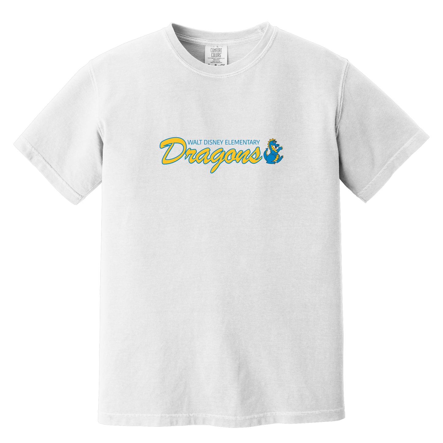 Walt Disney Dragons Comfort Colors White Tee