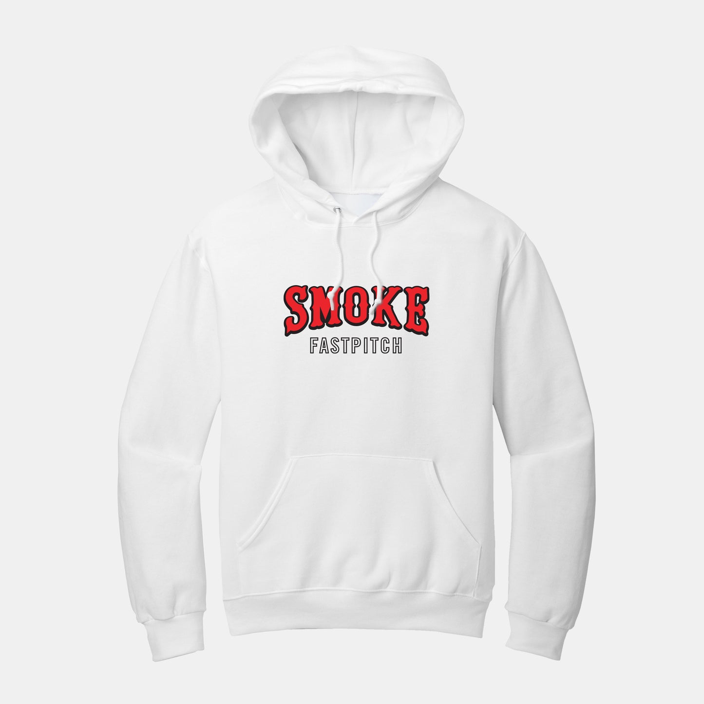 Smoke Fastpitch - Unisex Pill-Resistant Fleece Hoodie