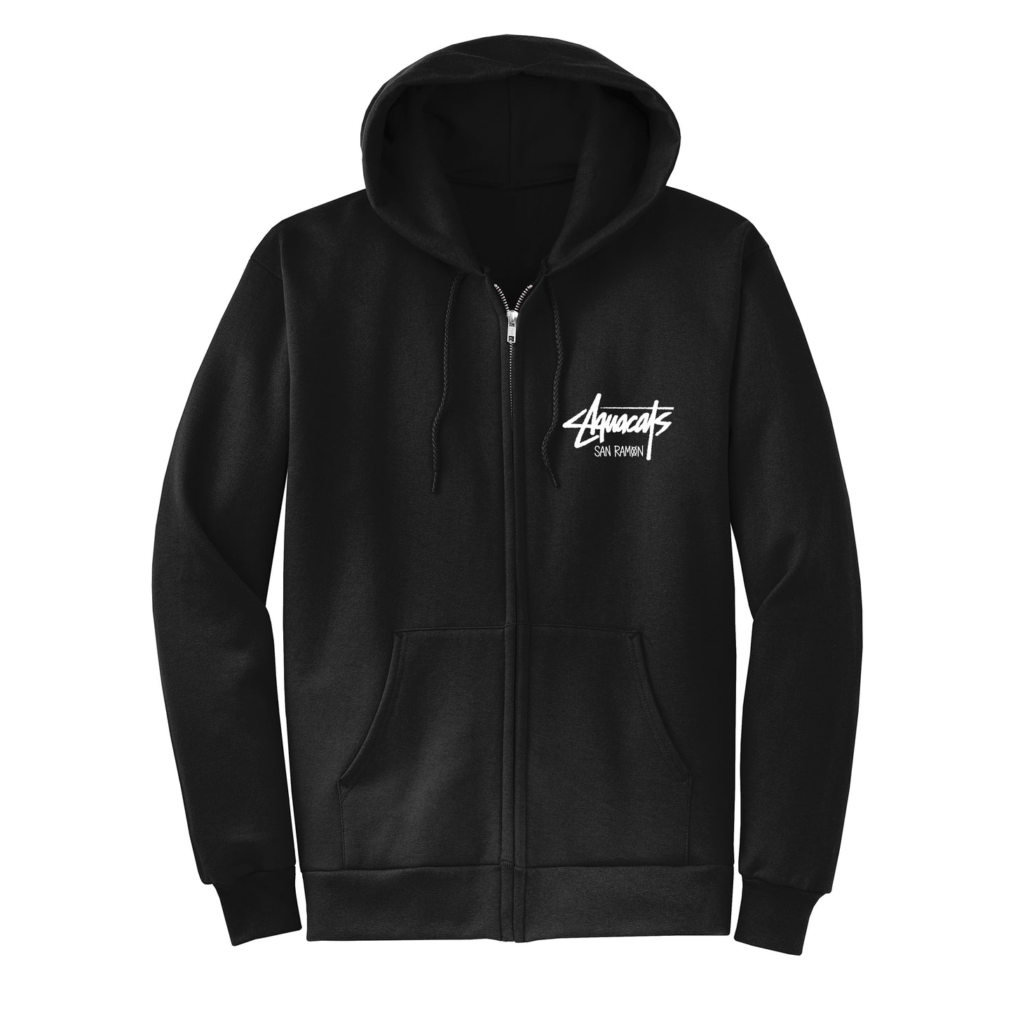 San Ramon Aquacats Limited Edition Black Zip-Up Sweatshirt