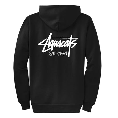 San Ramon Aquacats Limited Edition Black Zip-Up Sweatshirt
