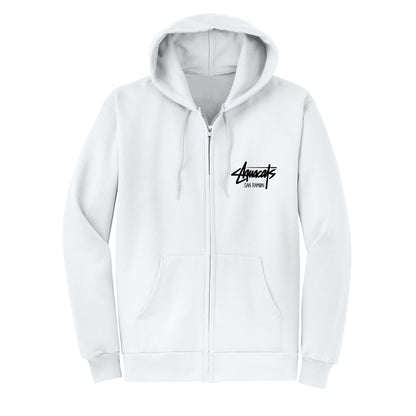 San Ramon Aquacats Limited Edition White Zip-Up Sweatshirt