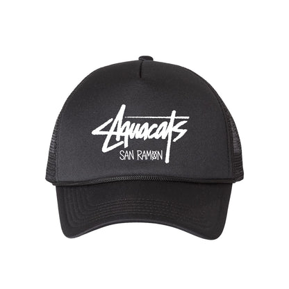 Aquacats Limited Edition Black Trucker Cap