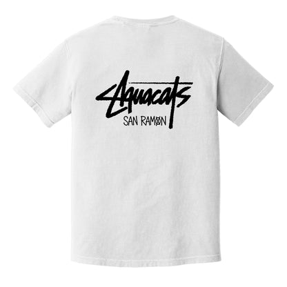 Aquacats 2026–27 Limited Edition White Comfort Colors Tee