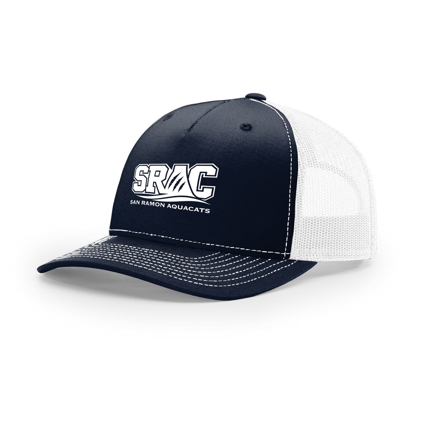 San Ramon Aquacats Classic Collection Mesh Trucker Baseball Cap