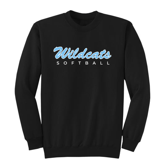 Wildcats Softball - Fleece Crewneck Sweatshirt