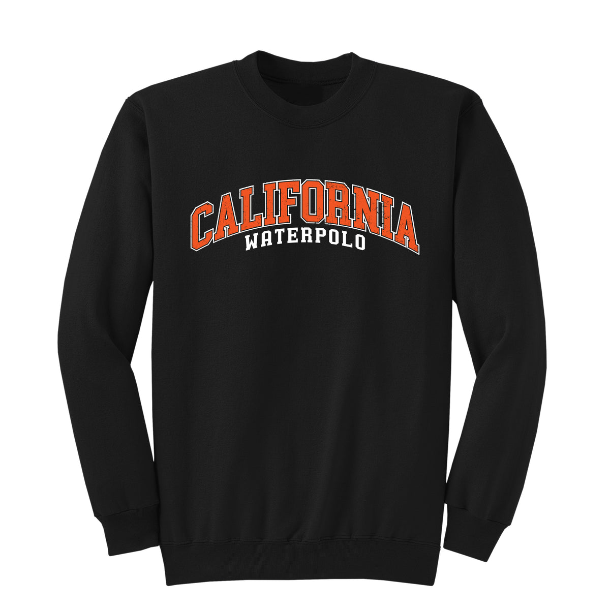 Cal High Waterpolo Vintage Collection - Fleece Crewneck Black