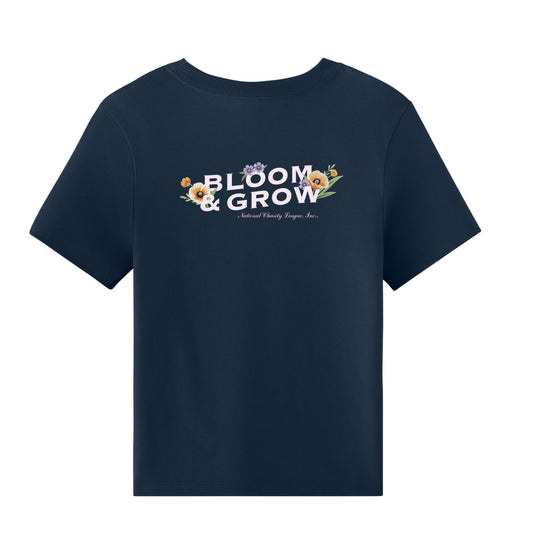 NCL - Cal Blooms Chapter - Bella + Canvas Navy tee