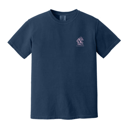 NCL - Cal Blooms Chapter - Comfort Colors Navy tee