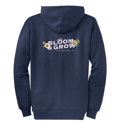 NCL Cal Blooms Chapter Navy Zip-Up Hoodie