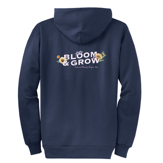 NCL Cal Blooms Chapter Navy Zip-Up Hoodie