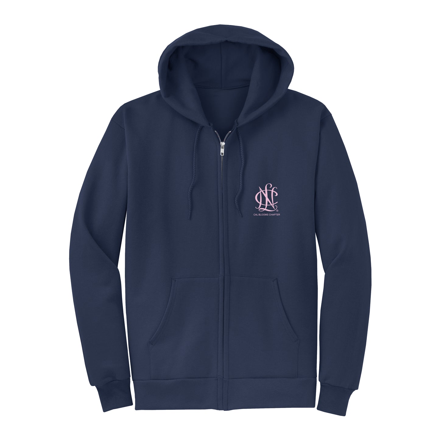 NCL Cal Blooms Chapter Navy Zip-Up Hoodie