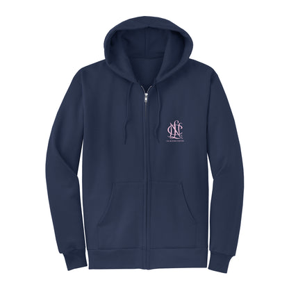 NCL Cal Blooms Chapter Navy Zip-Up Hoodie