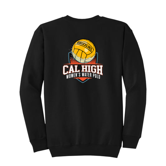 Cal High Water Polo Fleece Crewneck Black