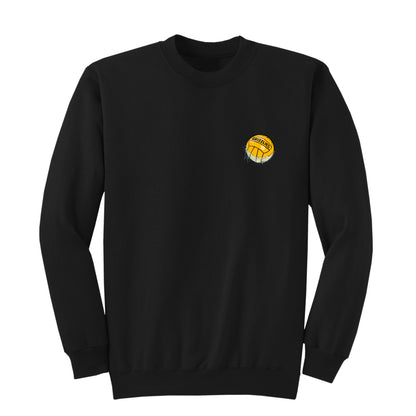 Cal High Water Polo Fleece Crewneck Black