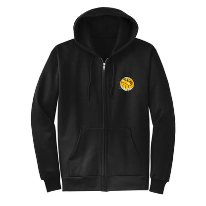 Cal High Water Polo Black Zip-Up Hoodie