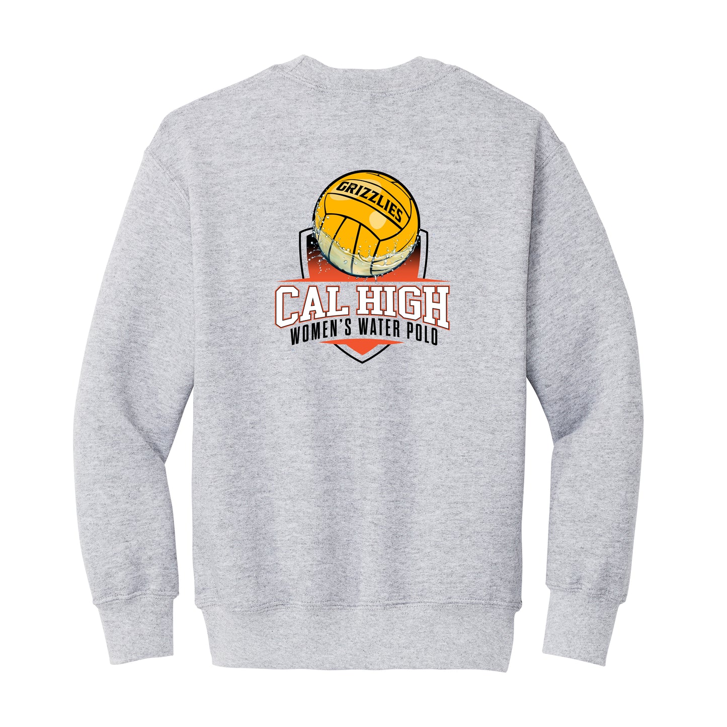 Cal High Water Polo Fleece Crewneck Grey