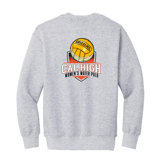 Cal High Water Polo Fleece Crewneck Grey