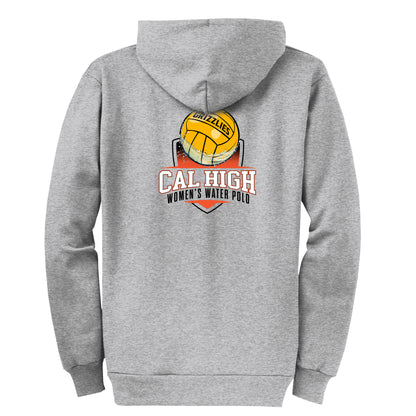 Cal High Water Polo Grey Zip-Up Hoodie