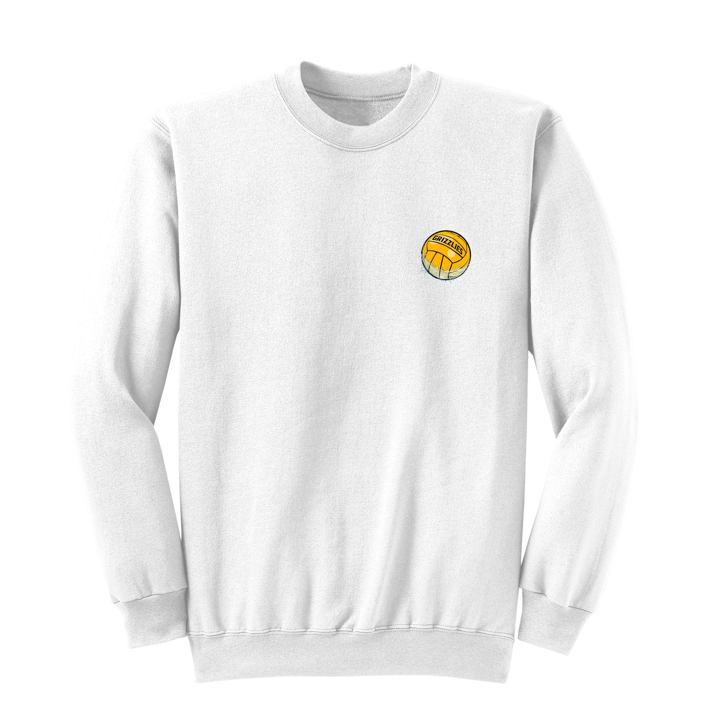 Cal High Water Polo Fleece Crewneck white