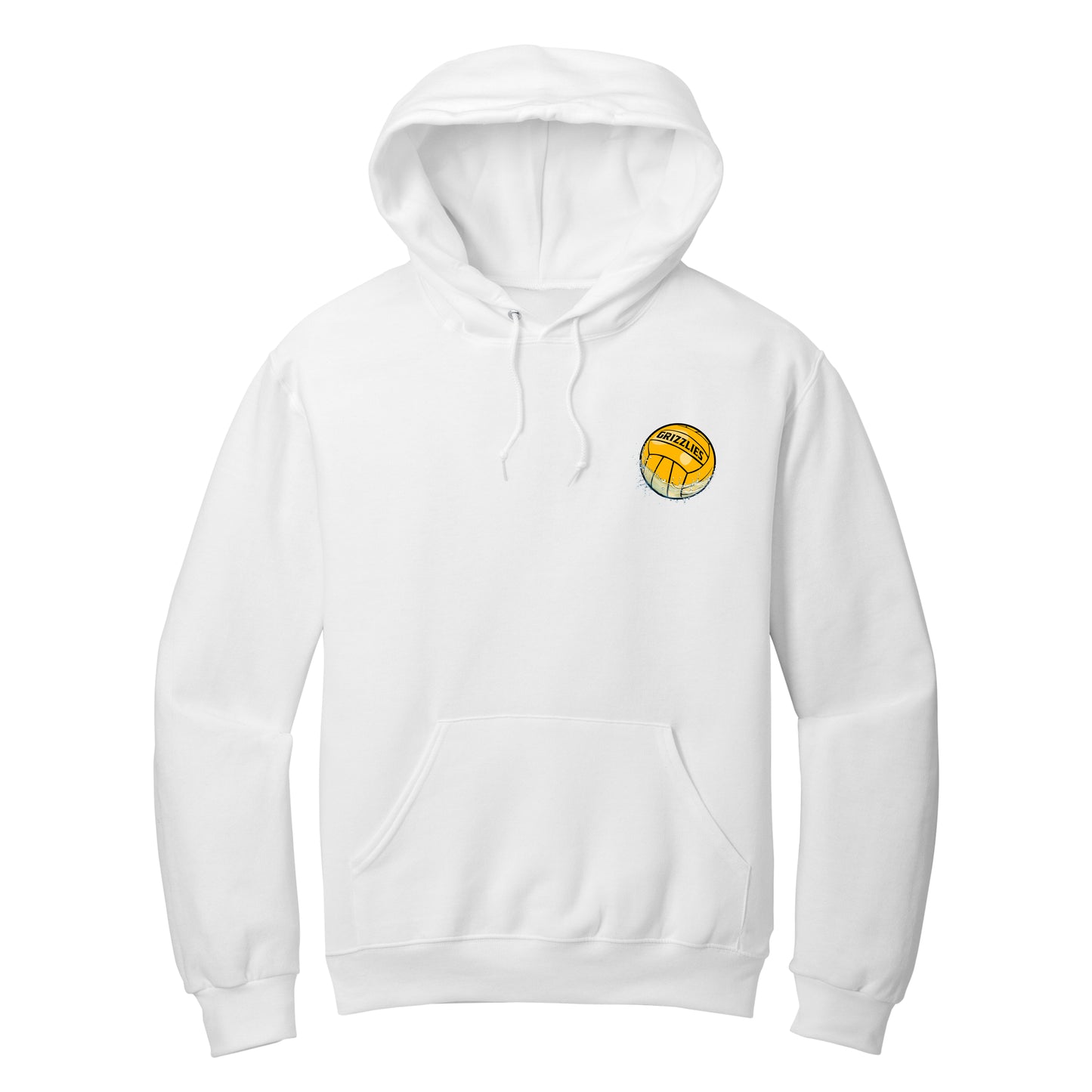 Cal High pullover hoodie White