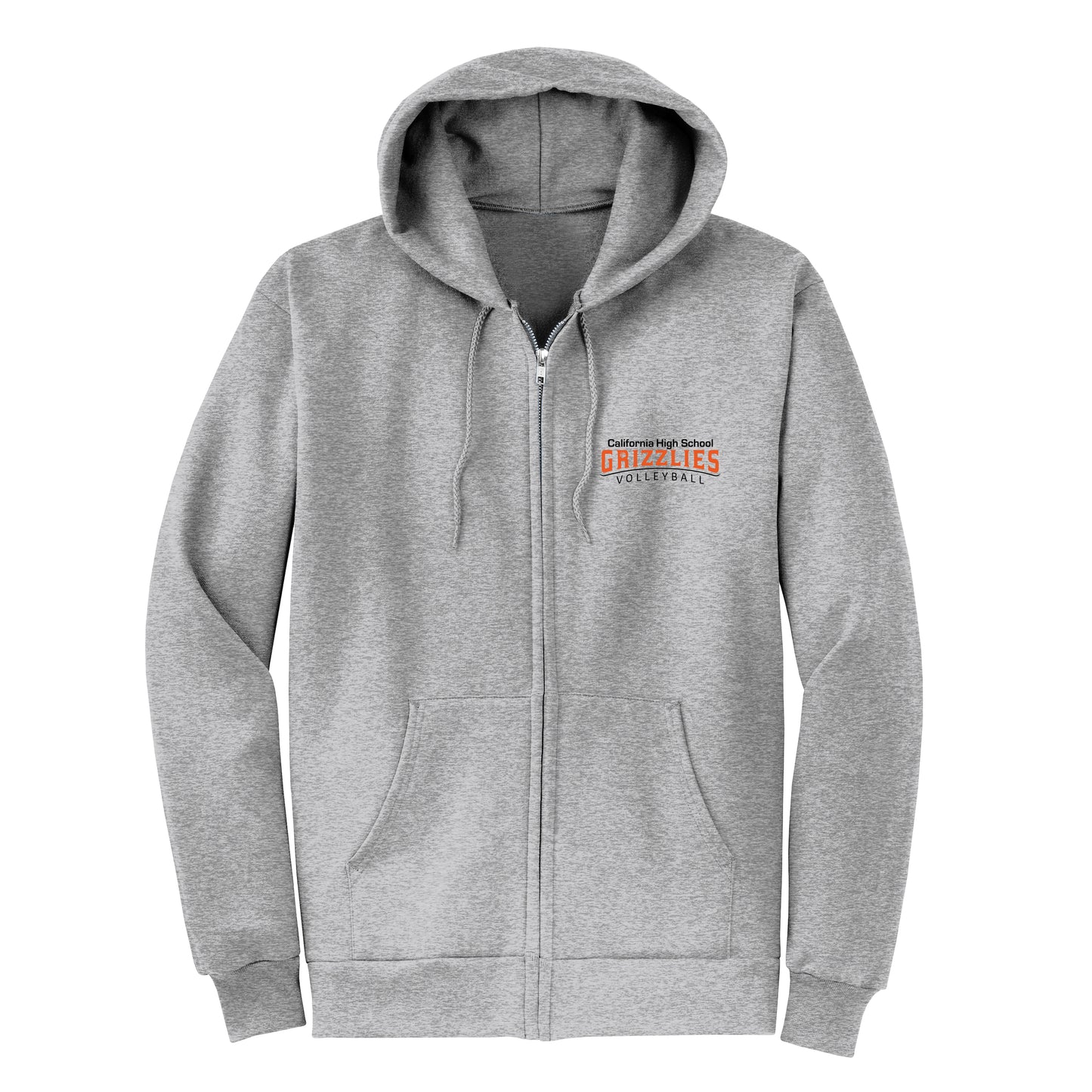 Cal High Grizzlies Volleyball Zip-Up Hoodie