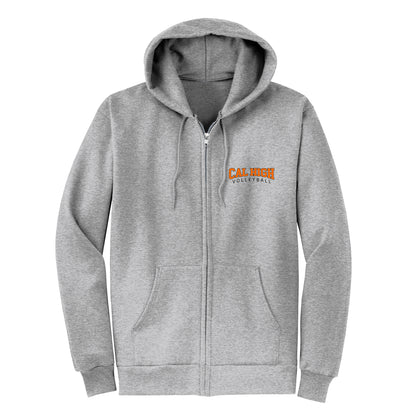 Cal High Classic Volleyball Zip-Up Hoodie