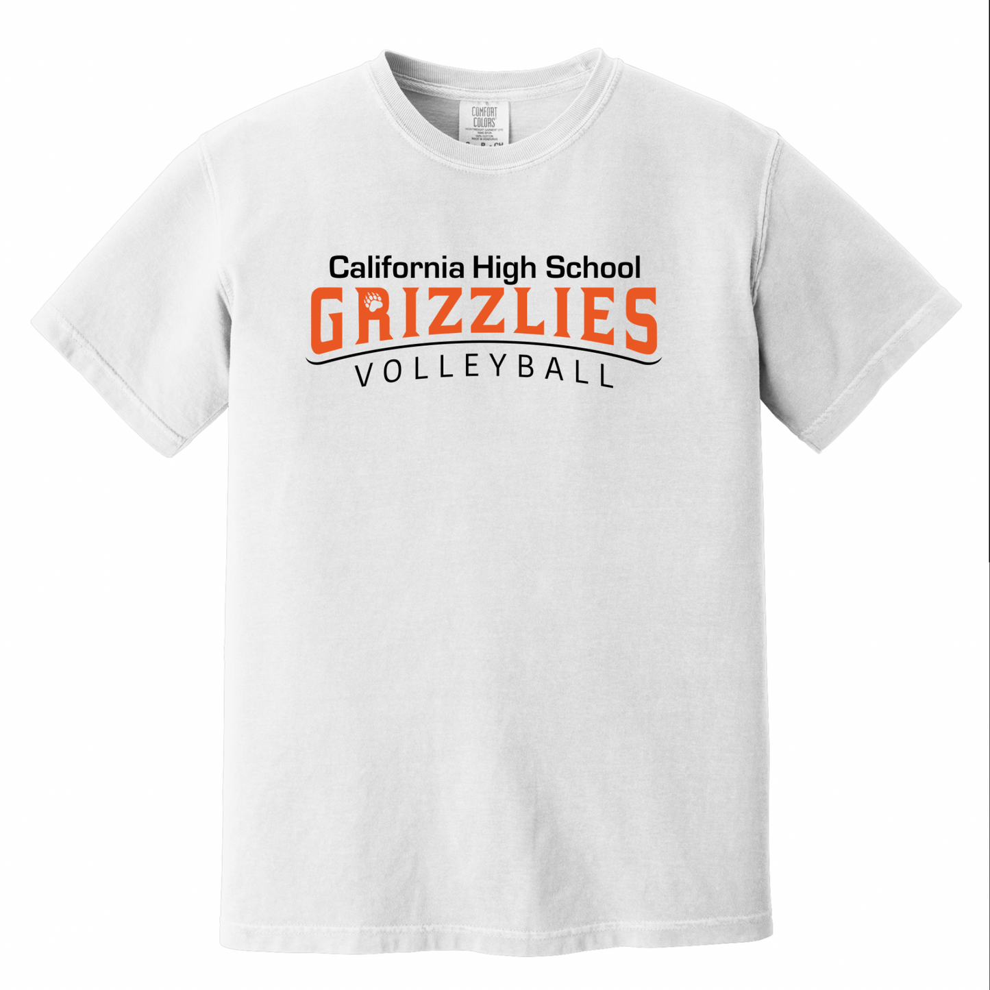 Grizzlies Volleyball Comfort Colors Tee