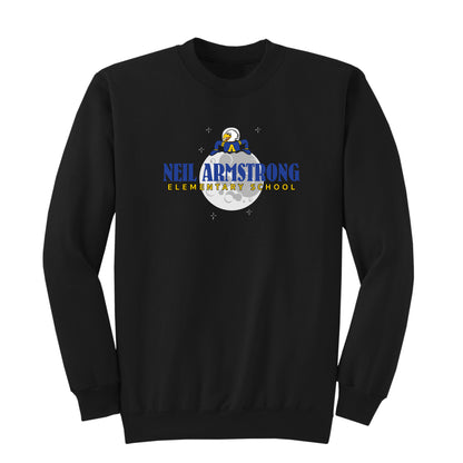 Neil Armstrong Elementary School Moon Crewneck