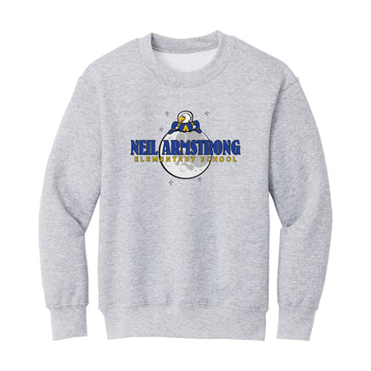 Neil Armstrong Elementary School Moon Crewneck
