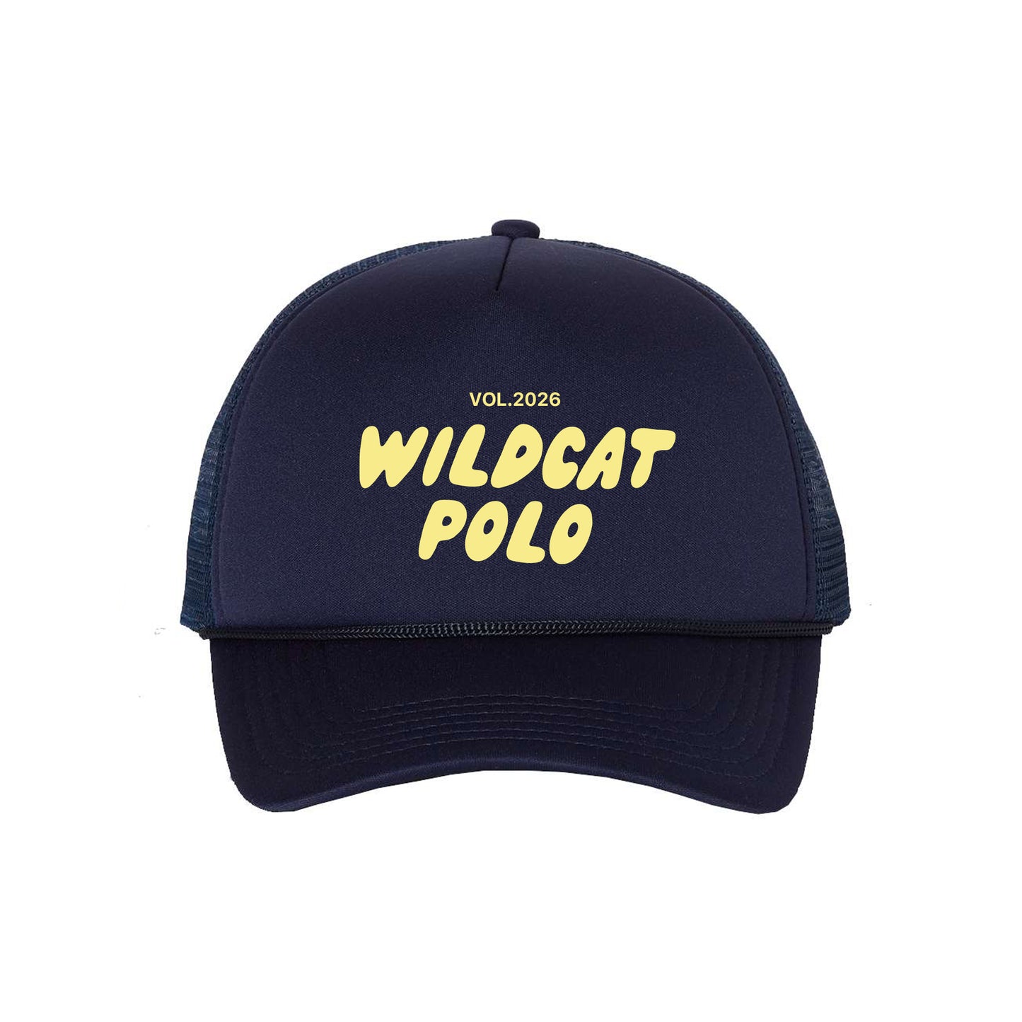 DV Wildcat Polo Collection - Navy Unisex Trucker Cap