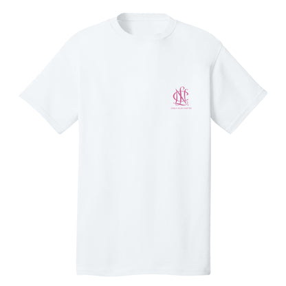 NCL - Diablo Valley Chapter - Pink Volunteer - Comfort Colors White Tee