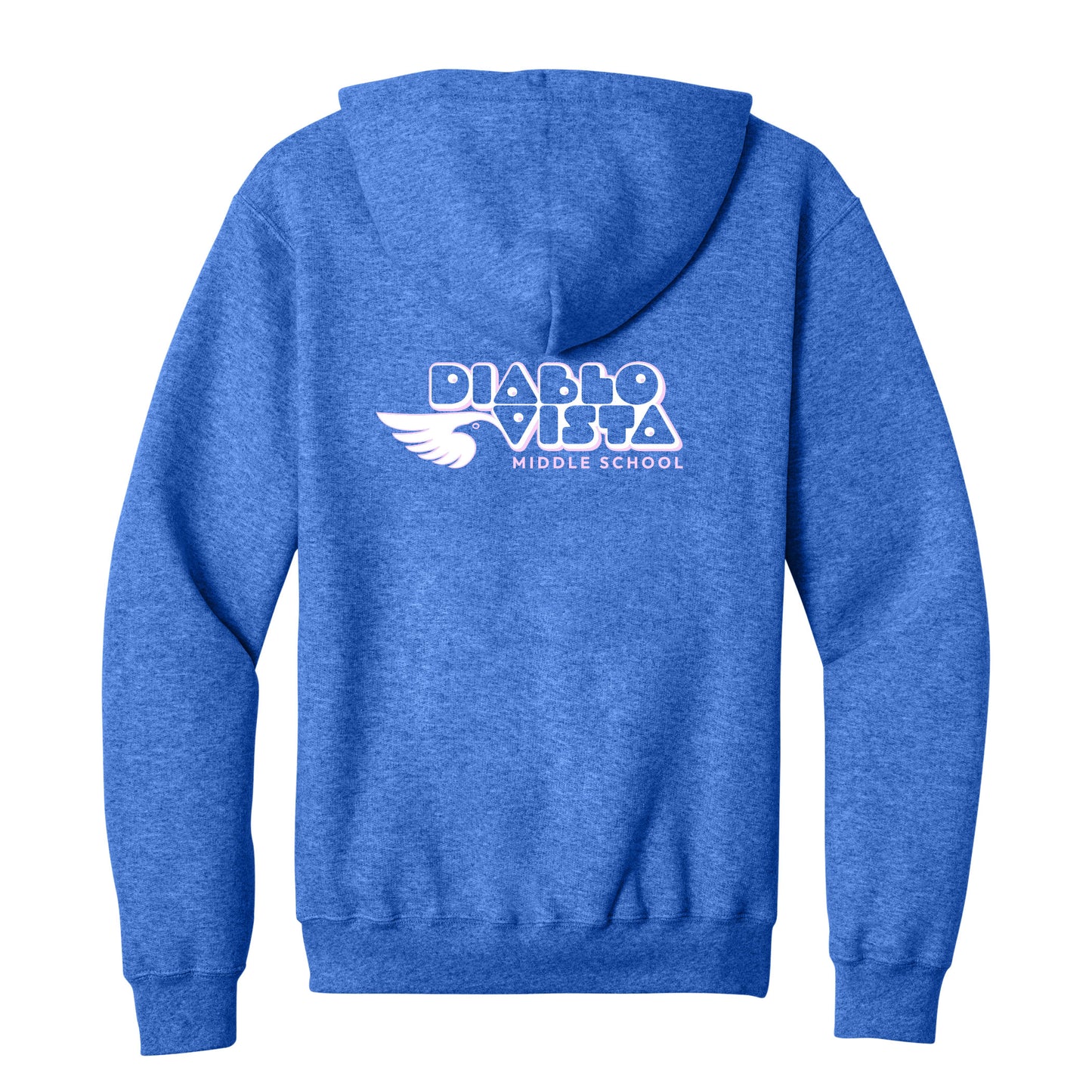 Diablo Vista Bubble Collection - Flo Blue Zip-up hoodies
