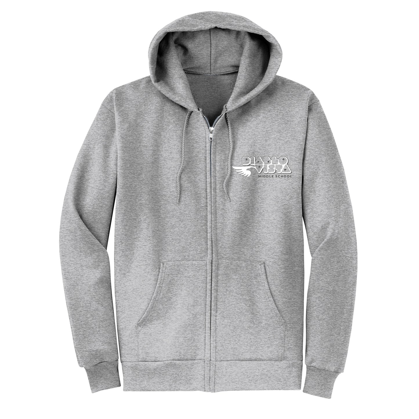 Diablo Vista Bubble Collection - Gray Zip-up hoodies