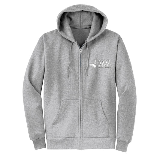 Diablo Vista Bubble Collection - Gray Zip-up hoodies