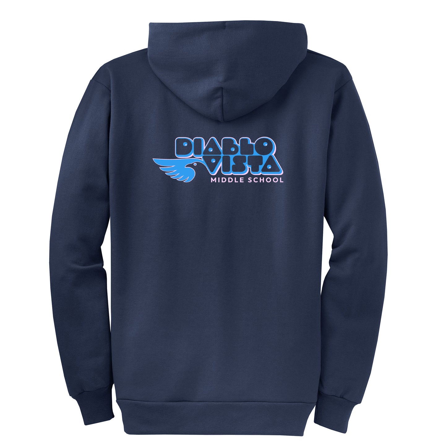 Diablo Vista Bubble Collection - Navy Zip-up hoodies