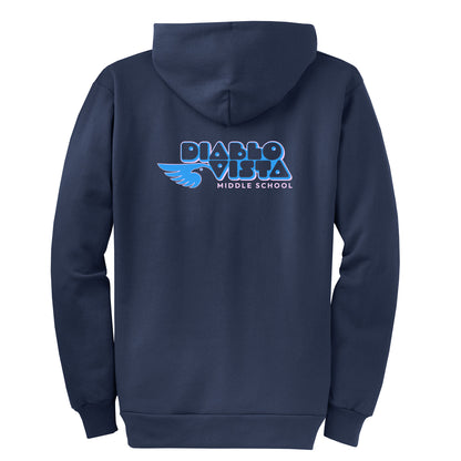 Diablo Vista Bubble Collection - Navy Zip-up hoodies