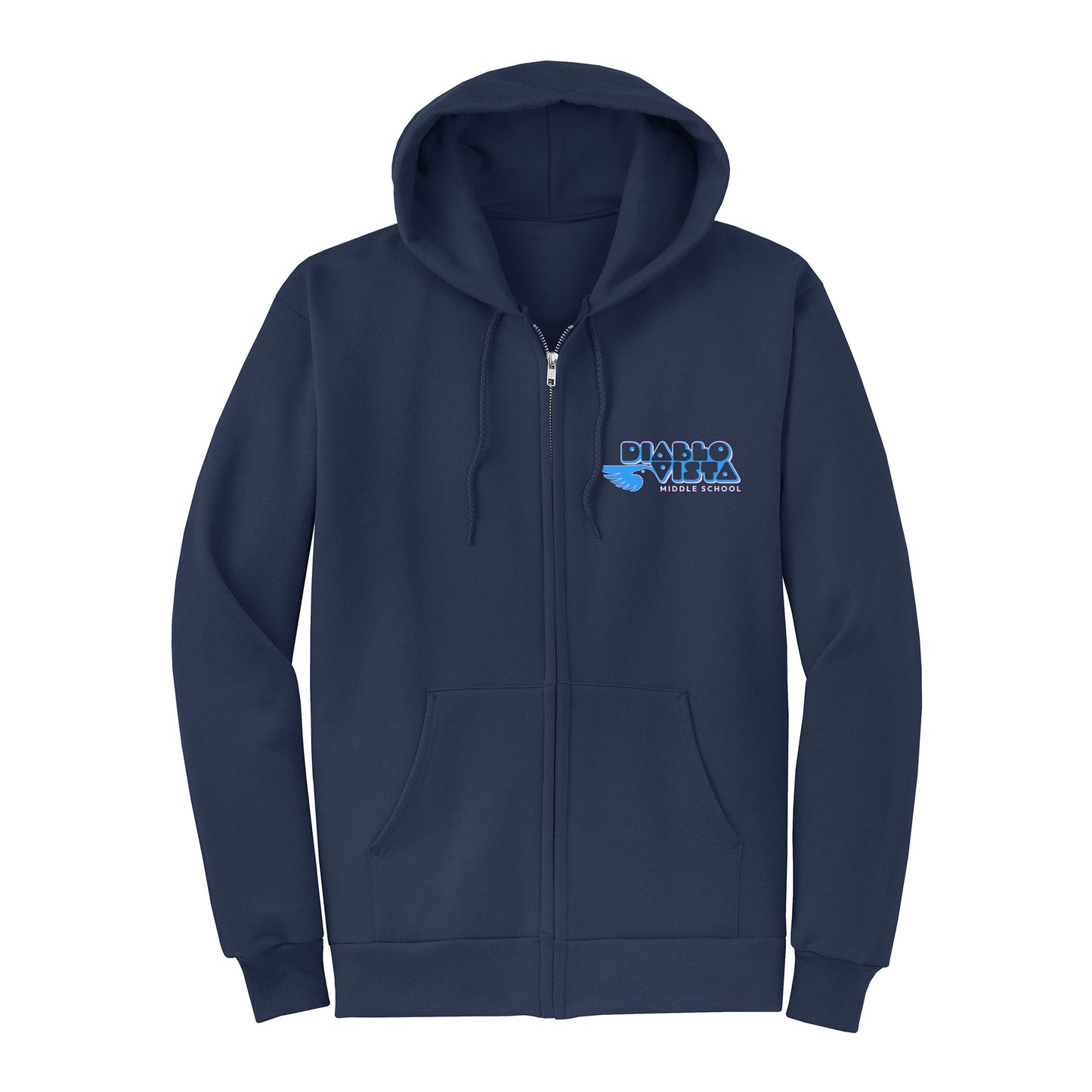 Diablo Vista Bubble Collection - Navy Zip-up hoodies