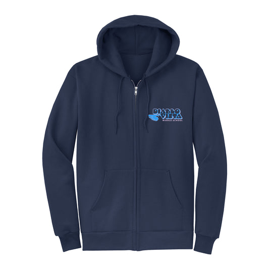 Diablo Vista Bubble Collection - Navy Zip-up hoodies